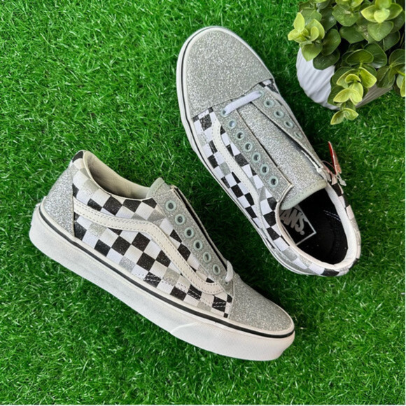 Vans Old Skool Glitter Checkerboard - Picture 7 of 7